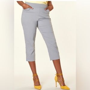 Pull On Capri pants Petite size large NWT